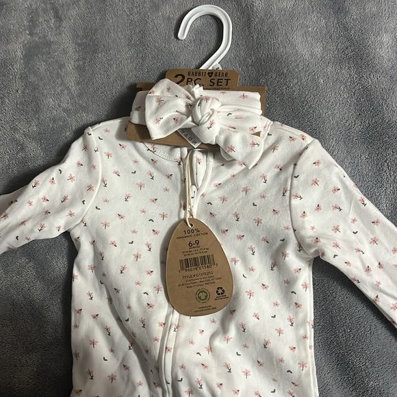 Rabbit+Bear Organic 2 Piece Outfit 6-9m - Picture 2 of 5